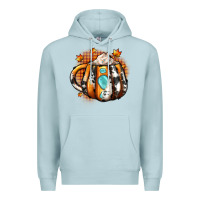 Blue Mist thanksgiving coffee cup gemstone Premium Hoodie - JahusDesignShop