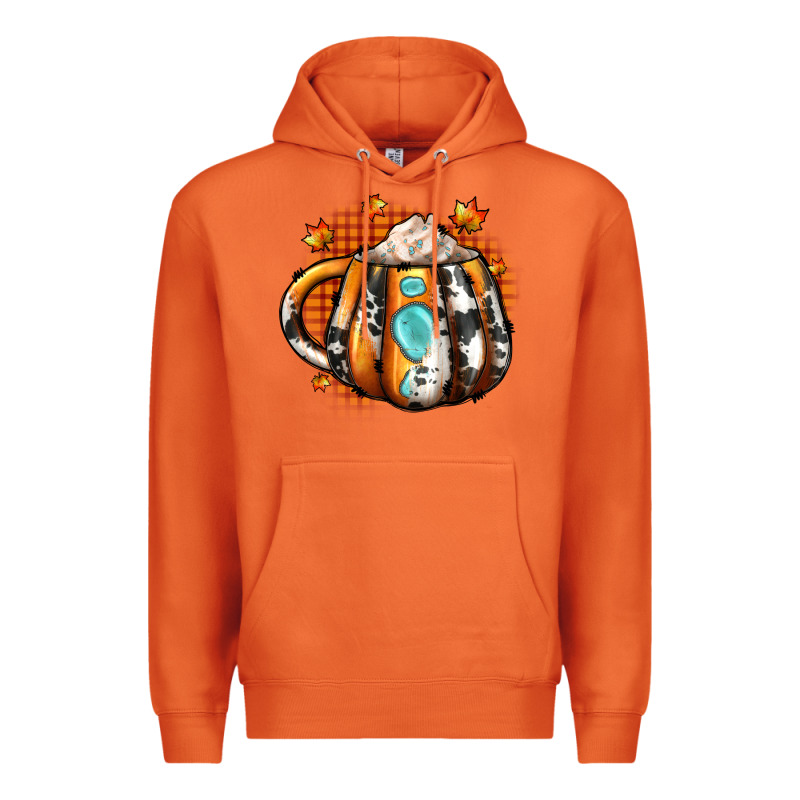 Thanksgiving Coffee Cup Gemstone Premium Hoodie by JahusDesignShop | Teevron