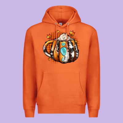 Thanksgiving Coffee Cup Gemstone Premium Hoodie Designed By Jahusdesignshop