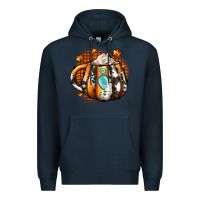 Navy thanksgiving coffee cup gemstone Premium Hoodie - JahusDesignShop