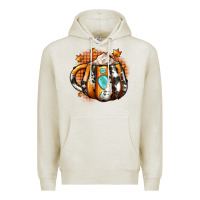 Oatmeal Heather thanksgiving coffee cup gemstone Premium Hoodie - JahusDesignShop