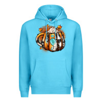 Ocean Blue thanksgiving coffee cup gemstone Premium Hoodie - JahusDesignShop
