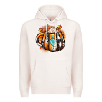 Pale Pink thanksgiving coffee cup gemstone Premium Hoodie - JahusDesignShop