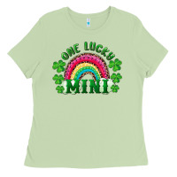 Matcha st patrick's day one lucky mini Ladies Tee - RanaPortraitStore