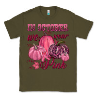 Army Green In october we wear pink Classic Tee - NancyCooperArtShop