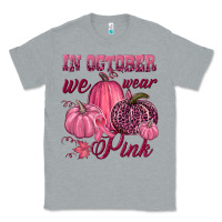 Heather Grey In october we wear pink Classic Tee - NancyCooperArtShop