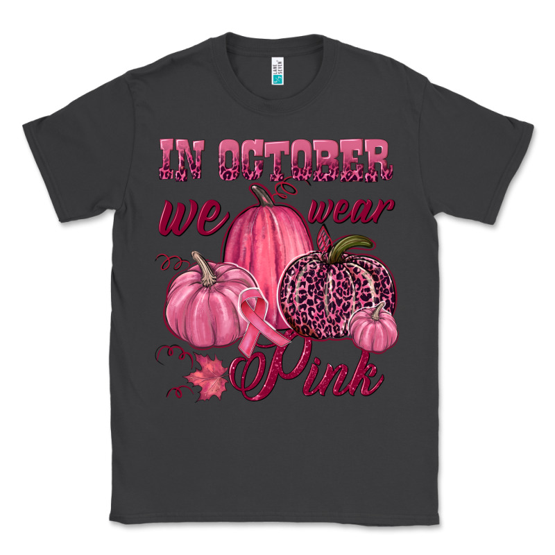 In October We Wear Pink Classic Tee by NancyCooperArtShop | Teevron