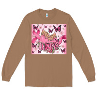 Toasted Coconut breast cancer nails hope Long Sleeve Tee - MaliasSmallBusiness