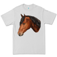 Dove Grey horse Premium Tee - RanaPortraitStore
