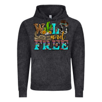 Wild And Free With Cactus Vintage Hoodie | Teevron