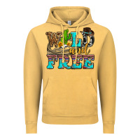 Vintage Mustard wild and free with cactus Vintage Hoodie - AdoDesignShop