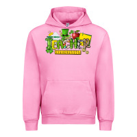 Fuchsia Pink Teacher St. Patrick's Day Urban Hoodie - HowdyJamesFarm