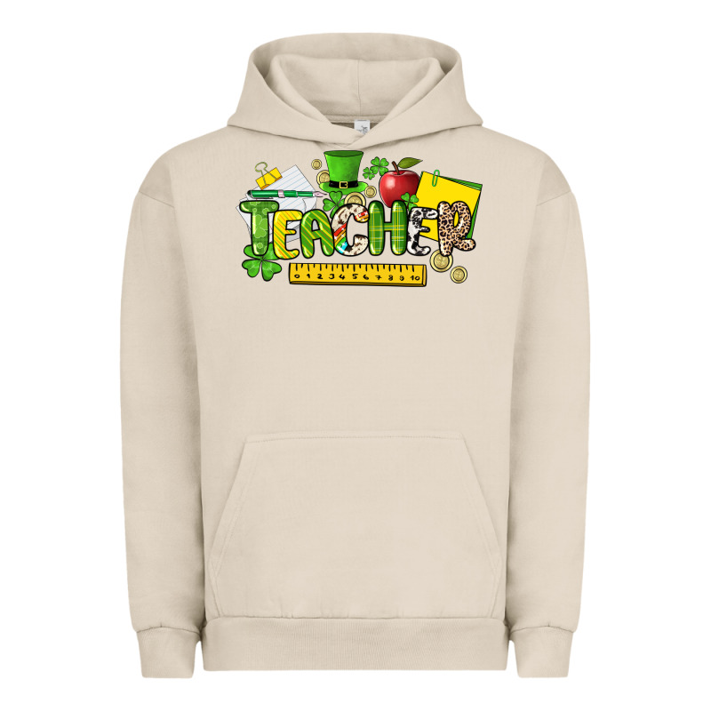 Teacher St. Patrick's Day Urban Hoodie by HowdyJamesFarm | Teevron