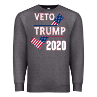 Charcoal Heather Veto Trump 2020 Premium Sweatshirt - Bettercallsaul