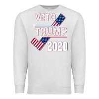 Oatmeal Heather Veto Trump 2020 Premium Sweatshirt - Bettercallsaul