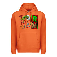 Carrot Christmas Character  Nurse Premium Hoodie - NancyCooperArtShop
