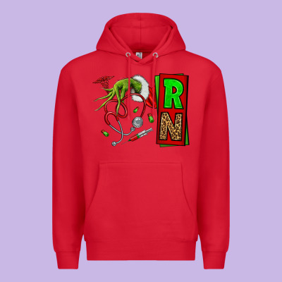 Christmas Character  Nurse Premium Hoodie Designed By Nancycooperartshop