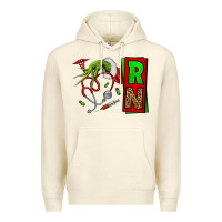 Sandshell Christmas Character  Nurse Premium Hoodie - NancyCooperArtShop