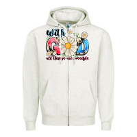 With God All Things Are Possible Zipper Hoodie | Teevron