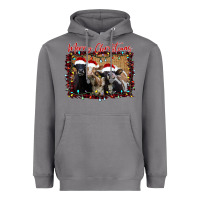 Storm Merry Christmas Cows Heavyweight Hoodie - Bettercallsaul