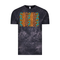 Cloud Black leopard gemstone brushstroke Vintage Tee - AdoDesignShop
