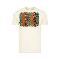 Vintage Arctic leopard gemstone brushstroke Vintage Tee - AdoDesignShop