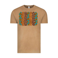 Leopard Gemstone Brushstroke Vintage Tee | Teevron