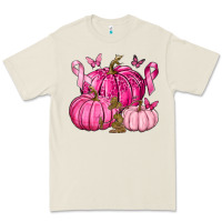 Bone Breast Cancer We Wear Pink with Pumpkin and Ribbon Premium Tee - texasbilliewilder