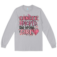 Moon Dust cancer picked the wrong girl malia Long Sleeve Tee - MaliasSmallBusiness