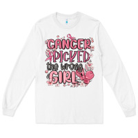 White cancer picked the wrong girl malia Long Sleeve Tee - MaliasSmallBusiness
