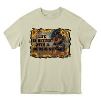 Mossy life is better with a dachshund Heavy Core Tee - RanaPortraitStore