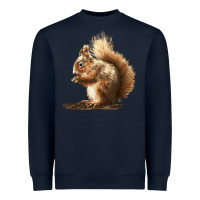 Navy Squirrels Heavyweight Sweatshirt - LillyAllenDesigns