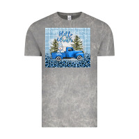 Cloud Rock hello winter snowman truck Vintage Tee - AdoDesignShop