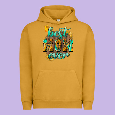 Best Mom Ever Mother's Day Urban Hoodie Designed By Howdyjamesfarm
