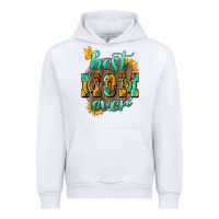 White Best Mom ever mother's day Urban Hoodie - HowdyJamesFarm