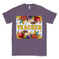 Lavender Teacher Equipment Classic Tee - LillyAllenDesigns