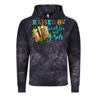 Cloud Black raised on sweet tea and jesus Vintage Hoodie - AdoDesignShop