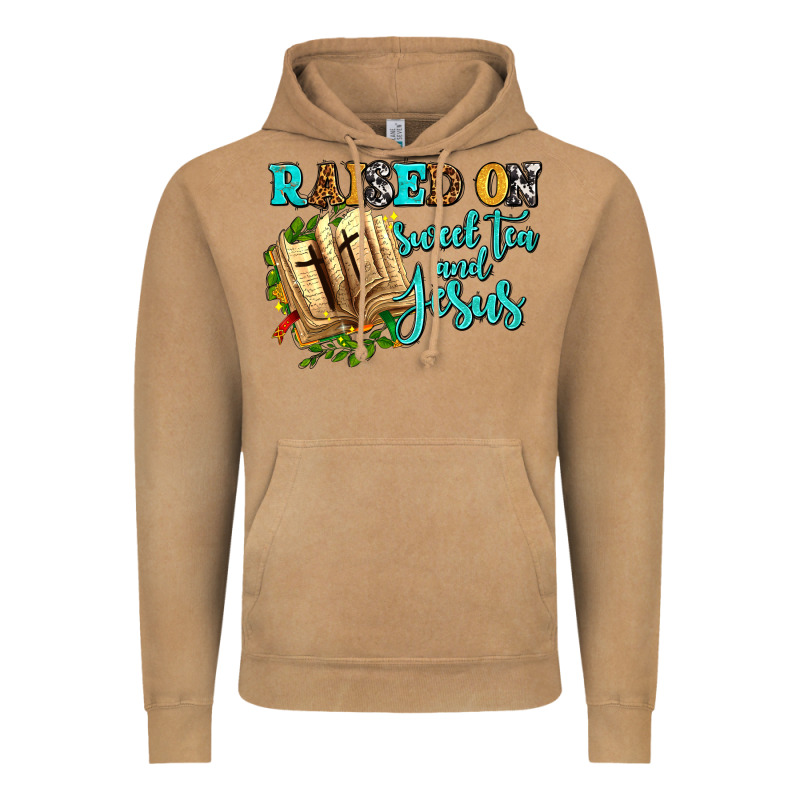 Raised On Sweet Tea And Jesus Vintage Hoodie by AdoDesignShop | Teevron