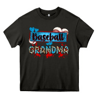 Asphalt baseball grandma with leopard Heavy Core Tee - Zillion Design Studio