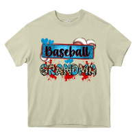 Mossy baseball grandma with leopard Heavy Core Tee - Zillion Design Studio
