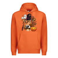Carrot Boo Heifer Cow Halloween Premium Hoodie - texasbilliewilder