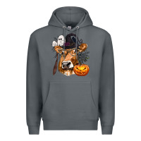 Rock Boo Heifer Cow Halloween Premium Hoodie - texasbilliewilder