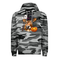 Slate Camo Boo Heifer Cow Halloween Premium Hoodie - texasbilliewilder