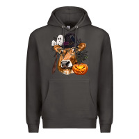 Smoke Boo Heifer Cow Halloween Premium Hoodie - texasbilliewilder