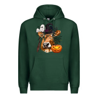Sports Green Boo Heifer Cow Halloween Premium Hoodie - texasbilliewilder