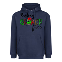 Navy Merry Grinch Mas Heavyweight Hoodie - Bettercallsaul