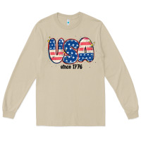 Mushroom usa since 1776 Long Sleeve Tee - MaliasSmallBusiness