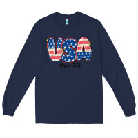 Navy usa since 1776 Long Sleeve Tee - MaliasSmallBusiness
