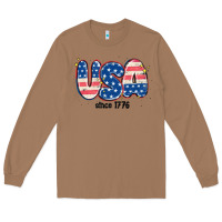 Toasted Coconut usa since 1776 Long Sleeve Tee - MaliasSmallBusiness