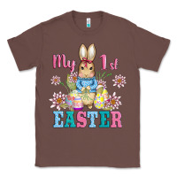 Chestnut my first easter with baby bunny and eggs Classic Tee - AdoDesignShop